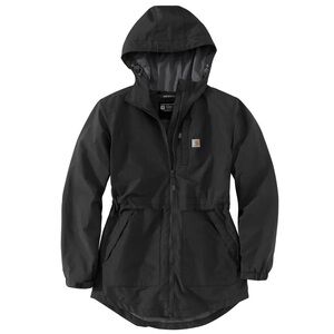 Carhartt Women’s Rain Defender Black Hooded Jacket